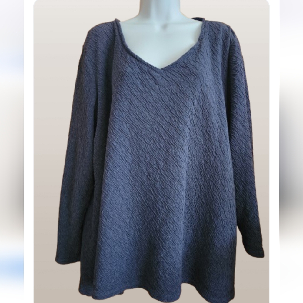 PureJill Crinkle Cotton Top Size XL